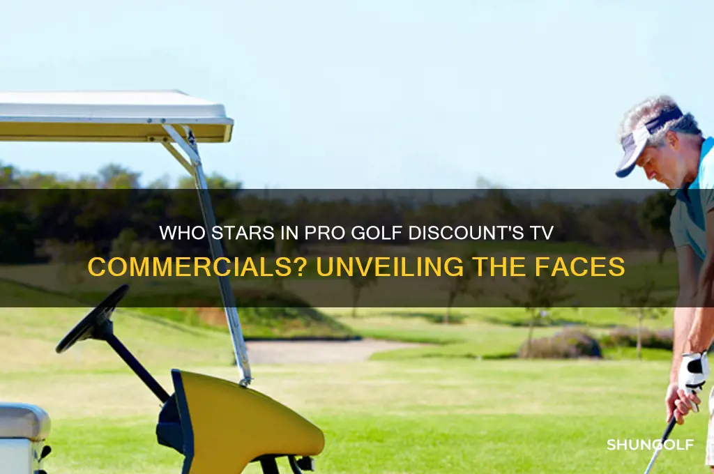 who does the tv commercials for pro golf discount