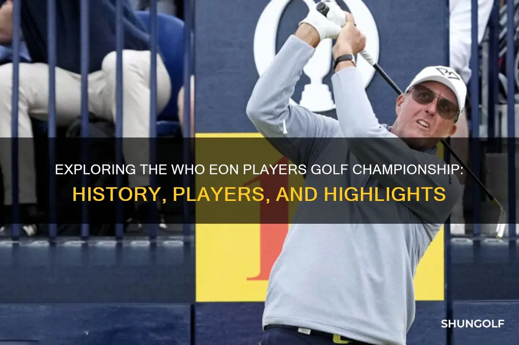 who eon players golf championship