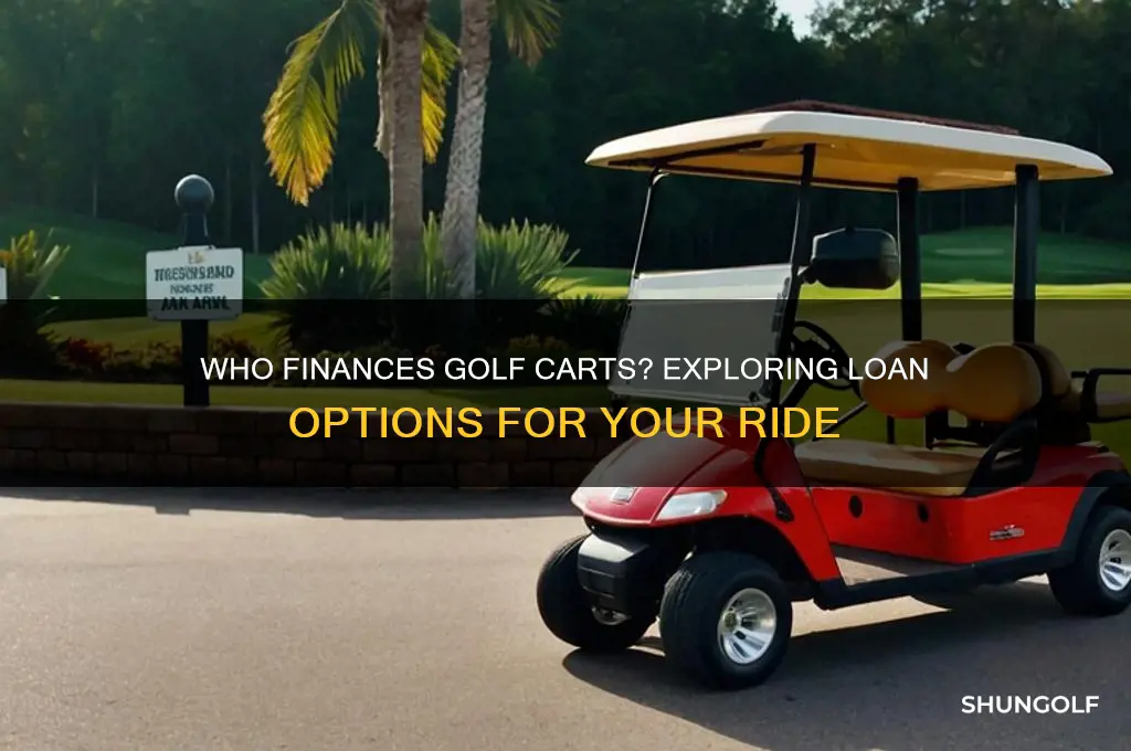 who finances golf carts