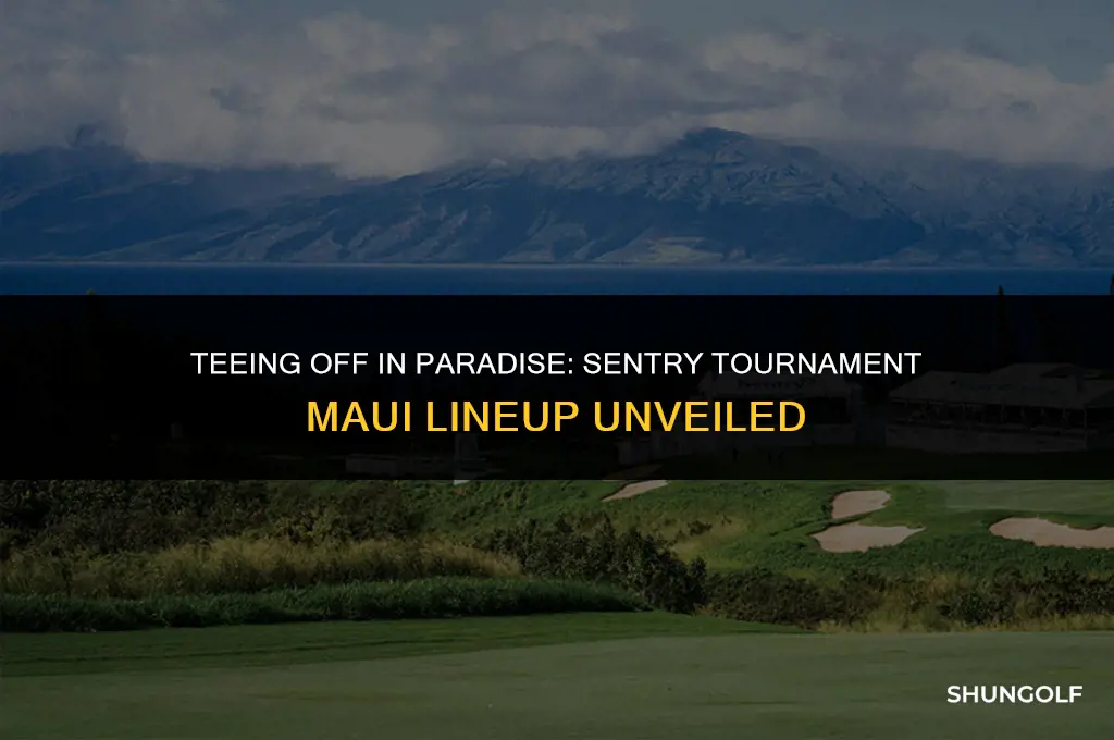 who gets to play in the sentry golf tournament maui