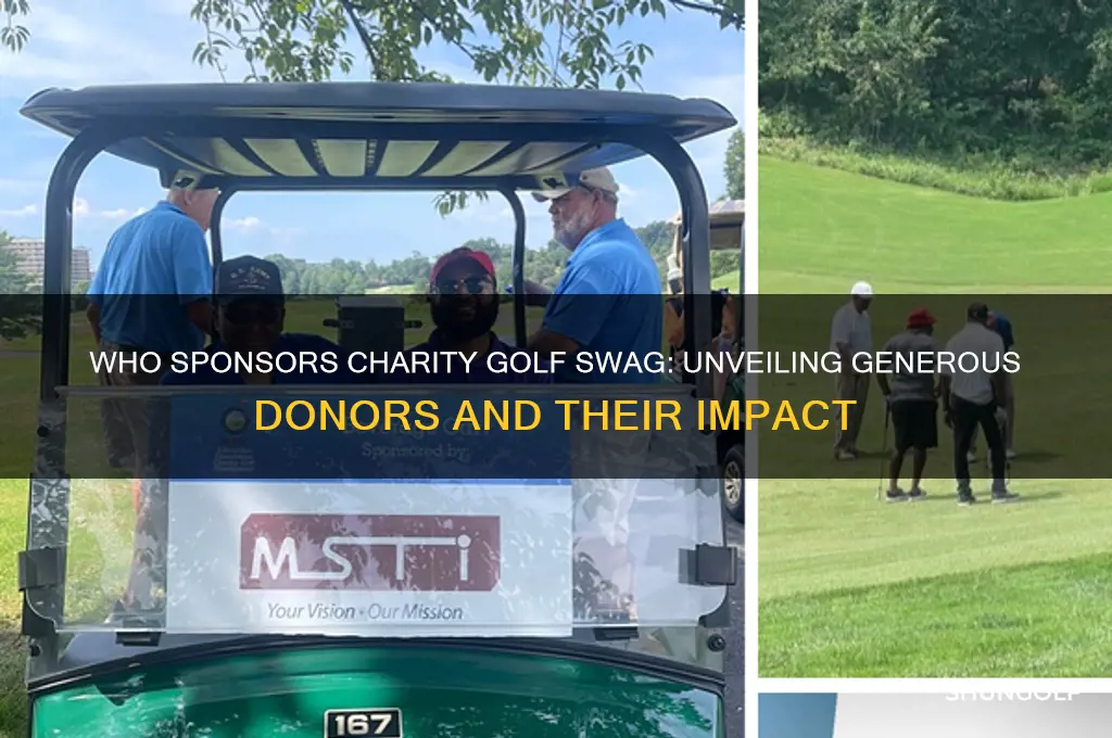 who gives charity golf swag