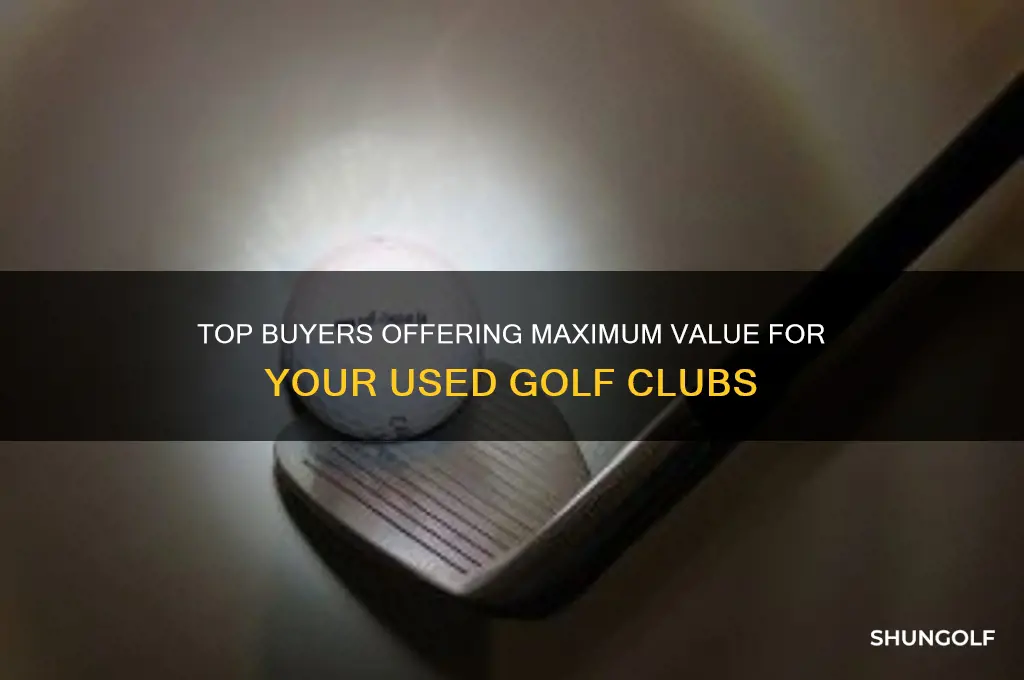 who gives the most for used golf clubs