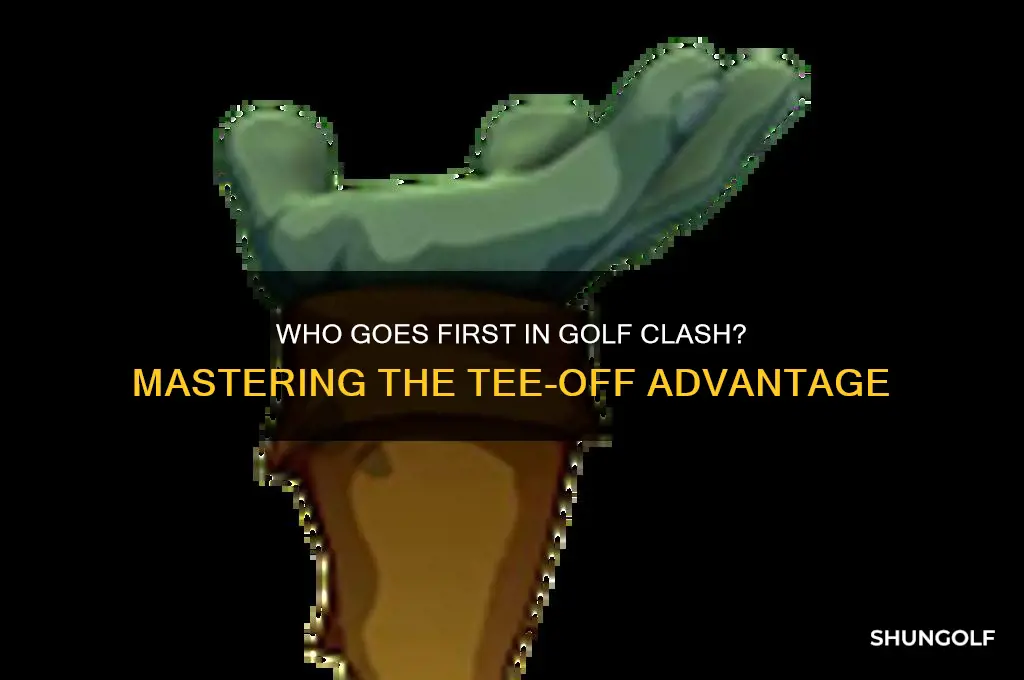 who goes first golf clash