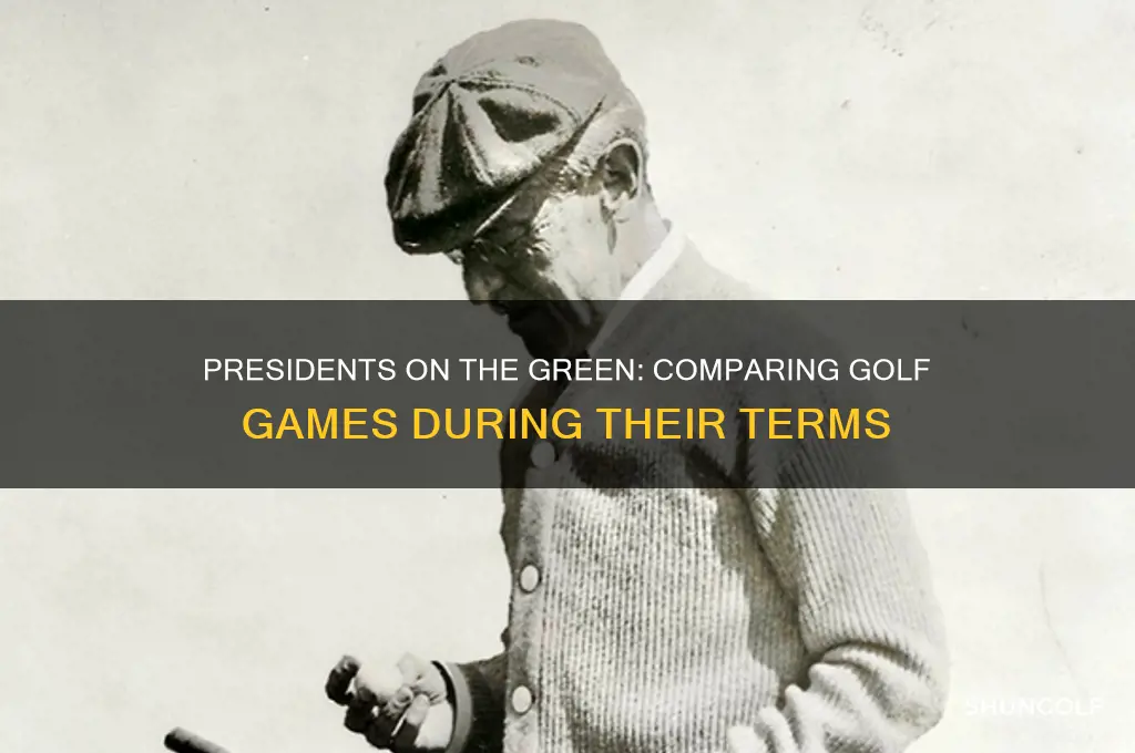 who golfed more during their presidency