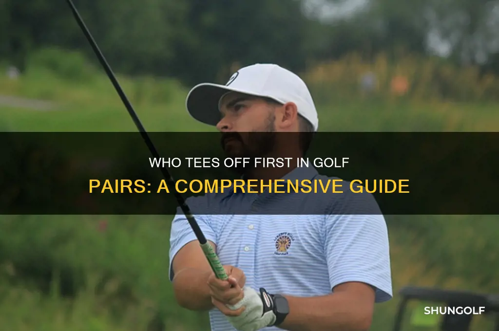 who golfs first in pari