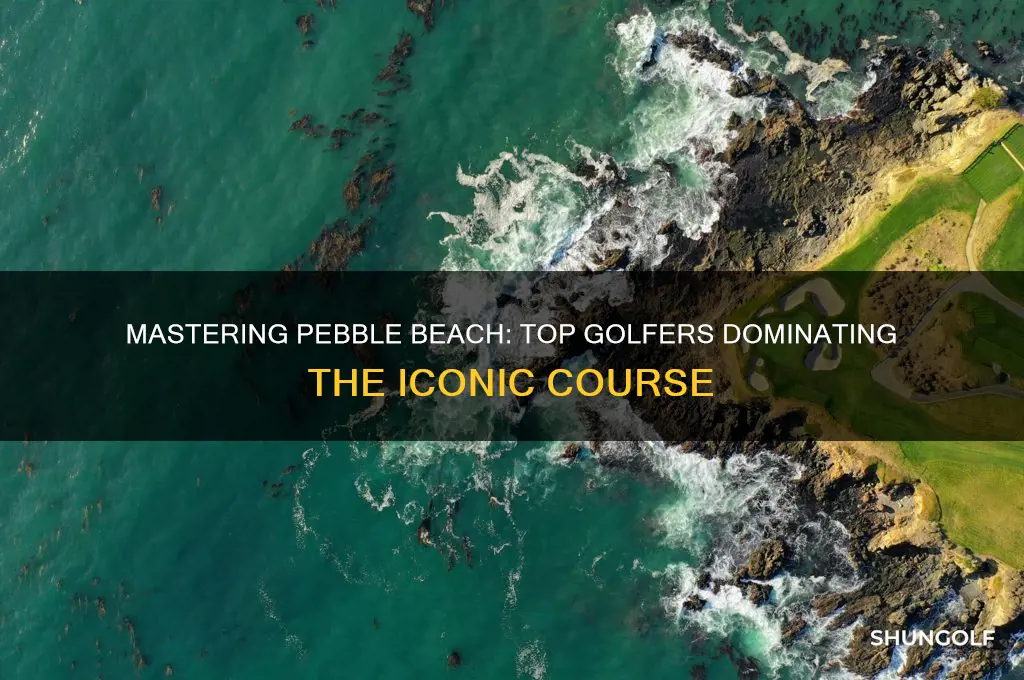 who golfs well at pebble beach