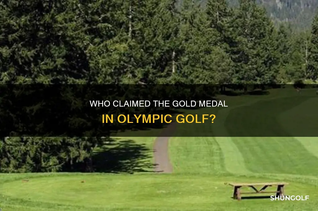 who got the gold medal in golf