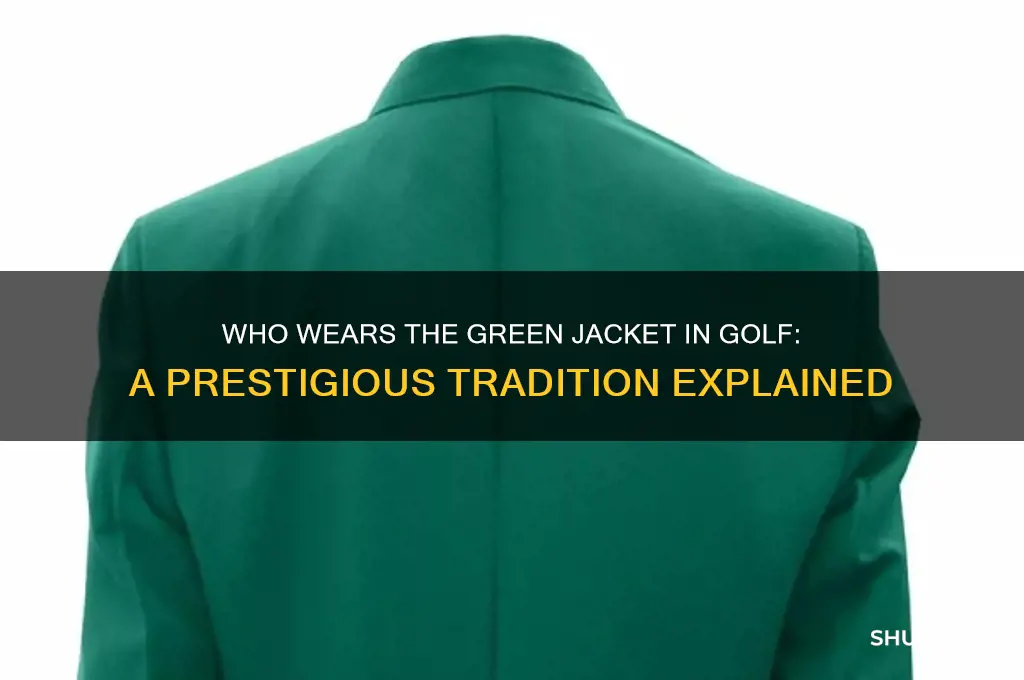who has a green jacket in golf