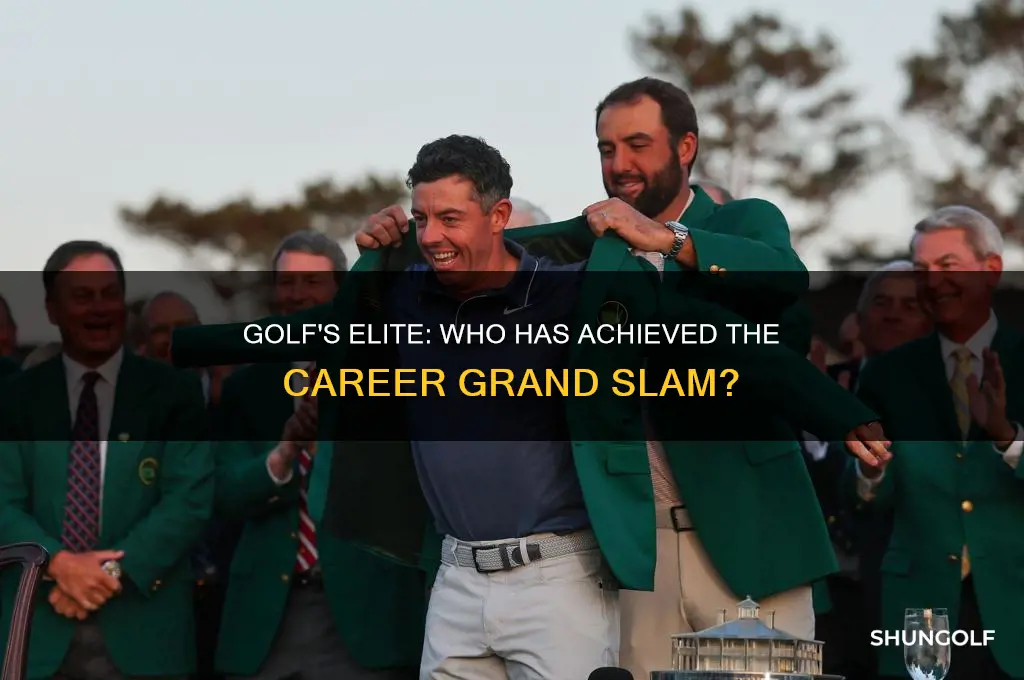 who has career grand slams in golf