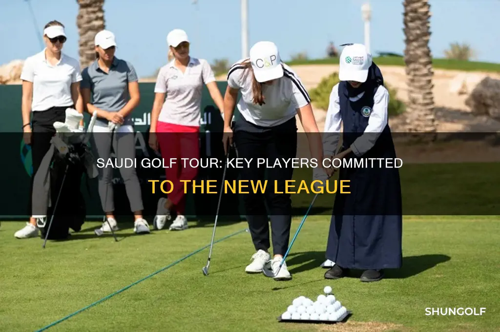 who has committed to the saudi golf tour