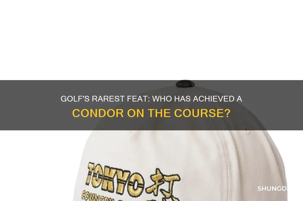 who has gotten a condor in golf