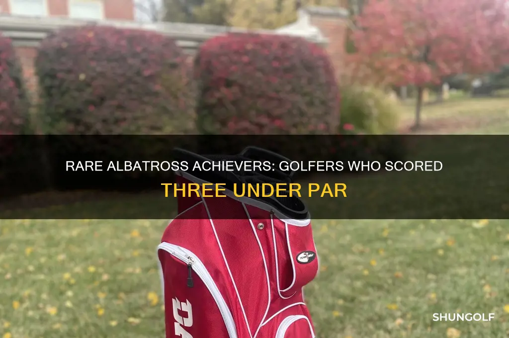who has had an albatross in golf