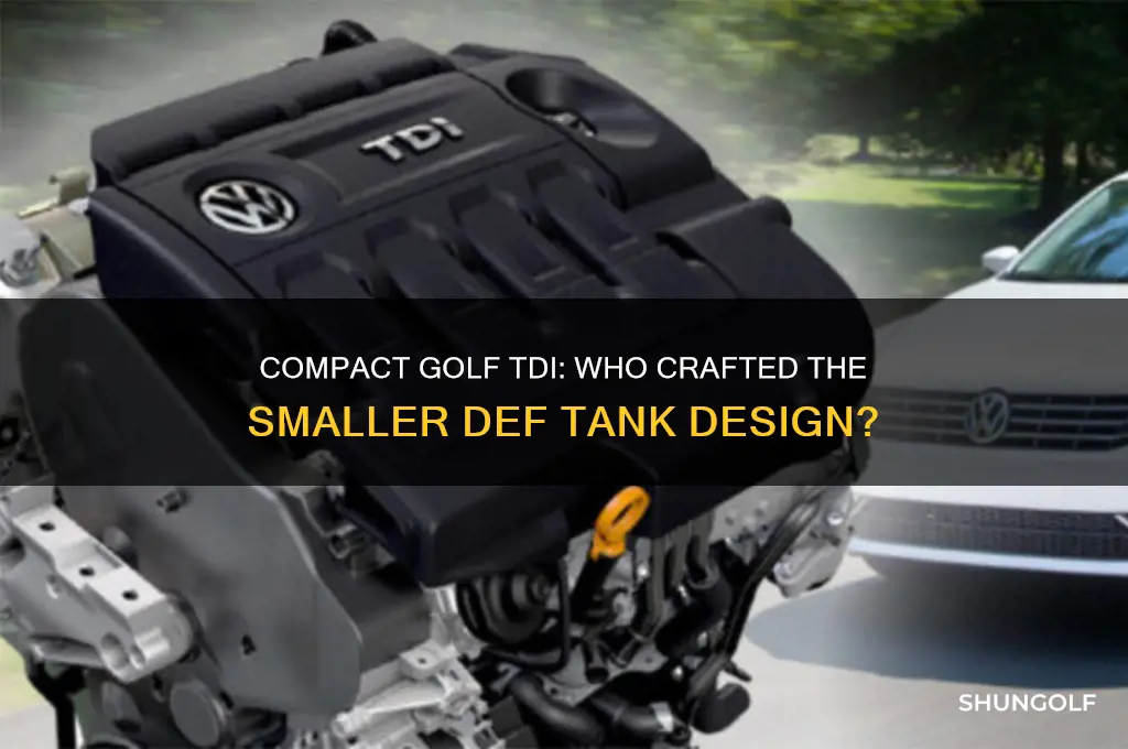 who has made smaller def tank golf tdi
