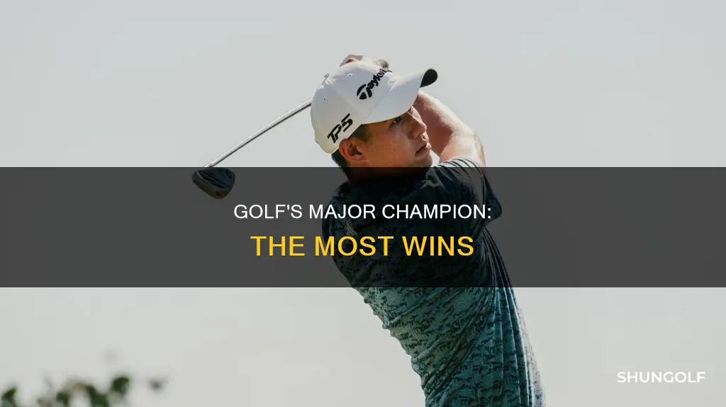 who has most golf majors