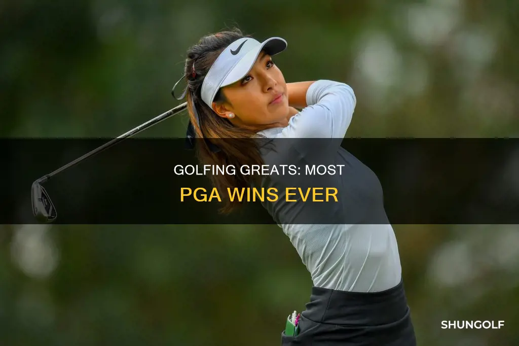 who has most pga wins