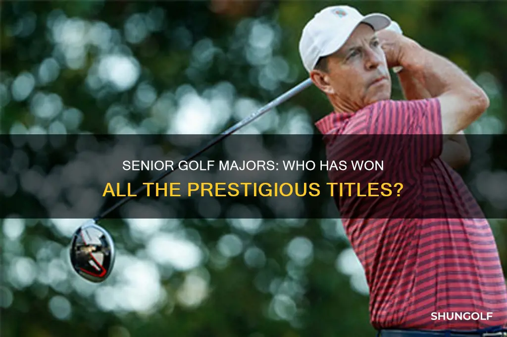 who has one all the senior majors golf