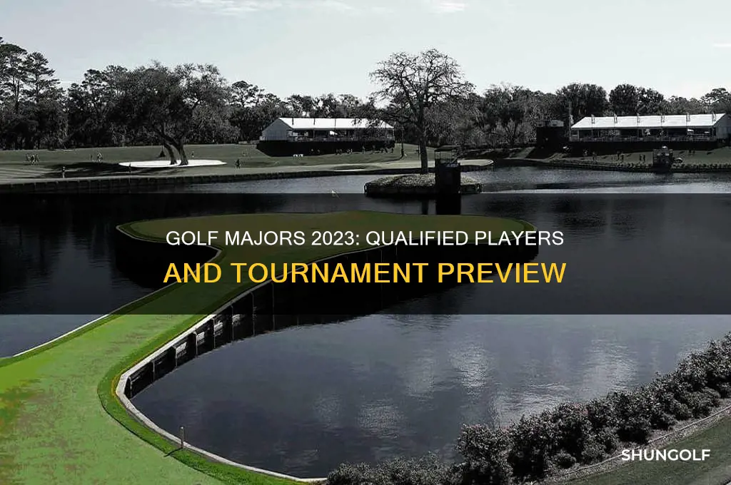 who has qualified for the golf majors