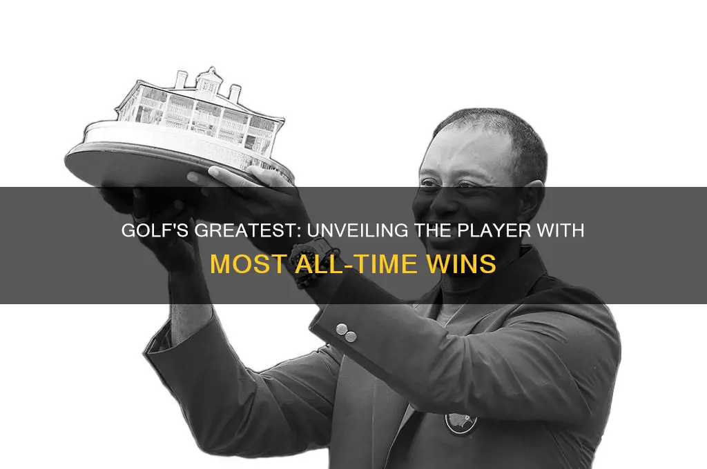 who has the most all time wins in golf