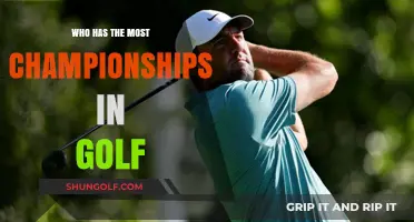 Golf's Greatest Champions: Who Tops the Championship Leaderboard?