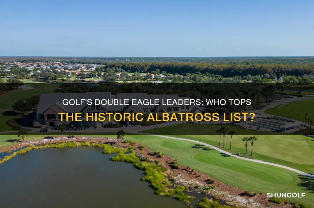 who has the most double eagles in golf