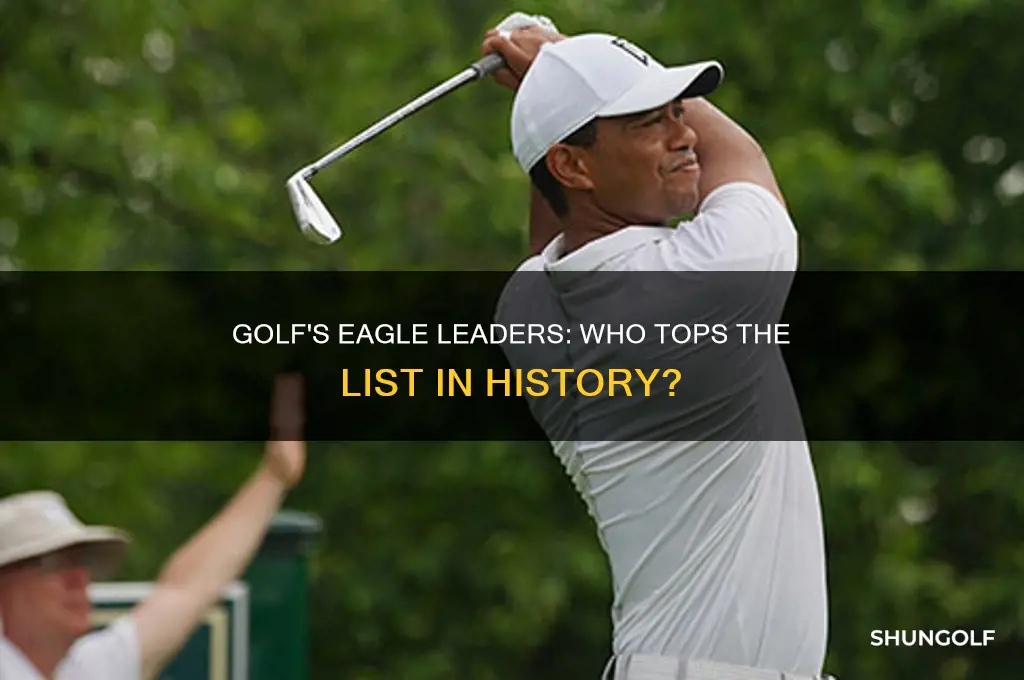 who has the most eagles in golf