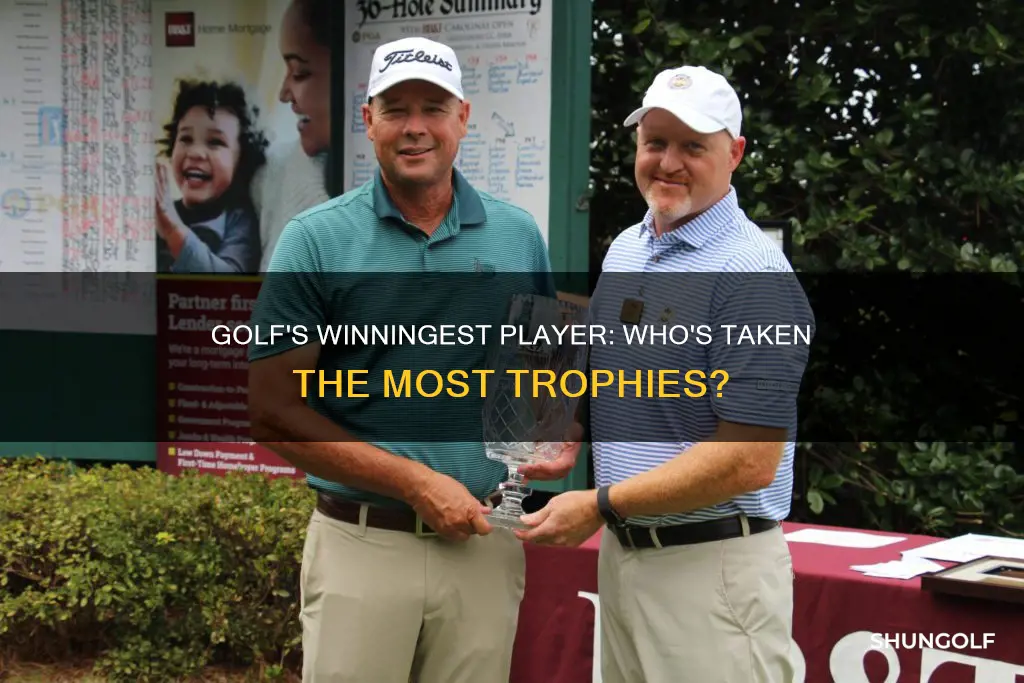 who has the most golf wins