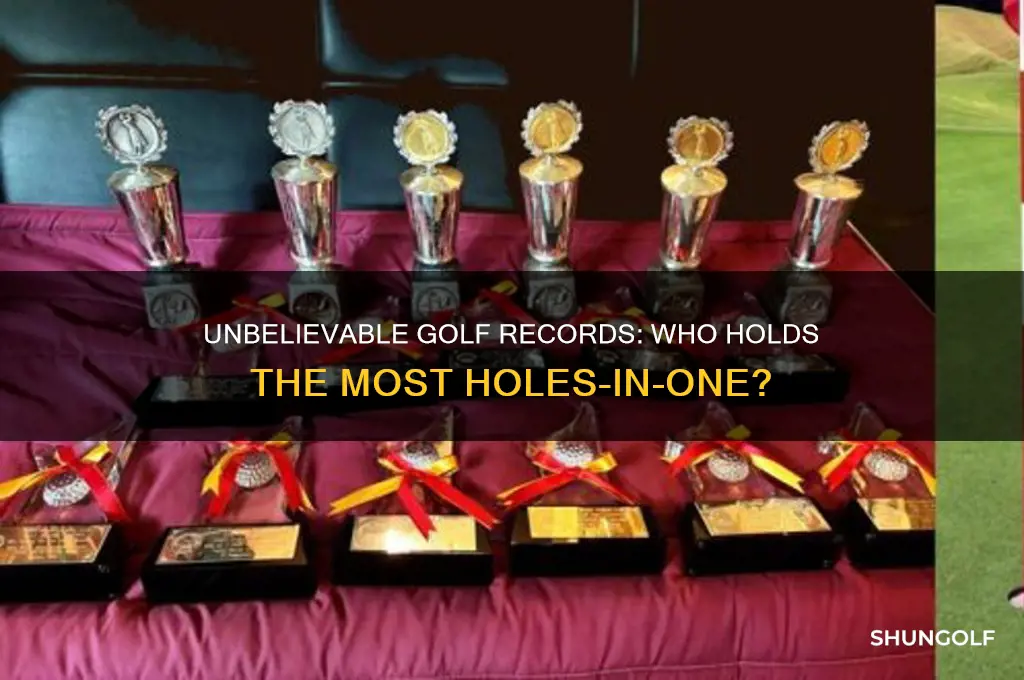 who has the most holes in one in golf