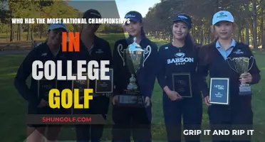 College Golf's National Championship Leaders: Who Tops the List?