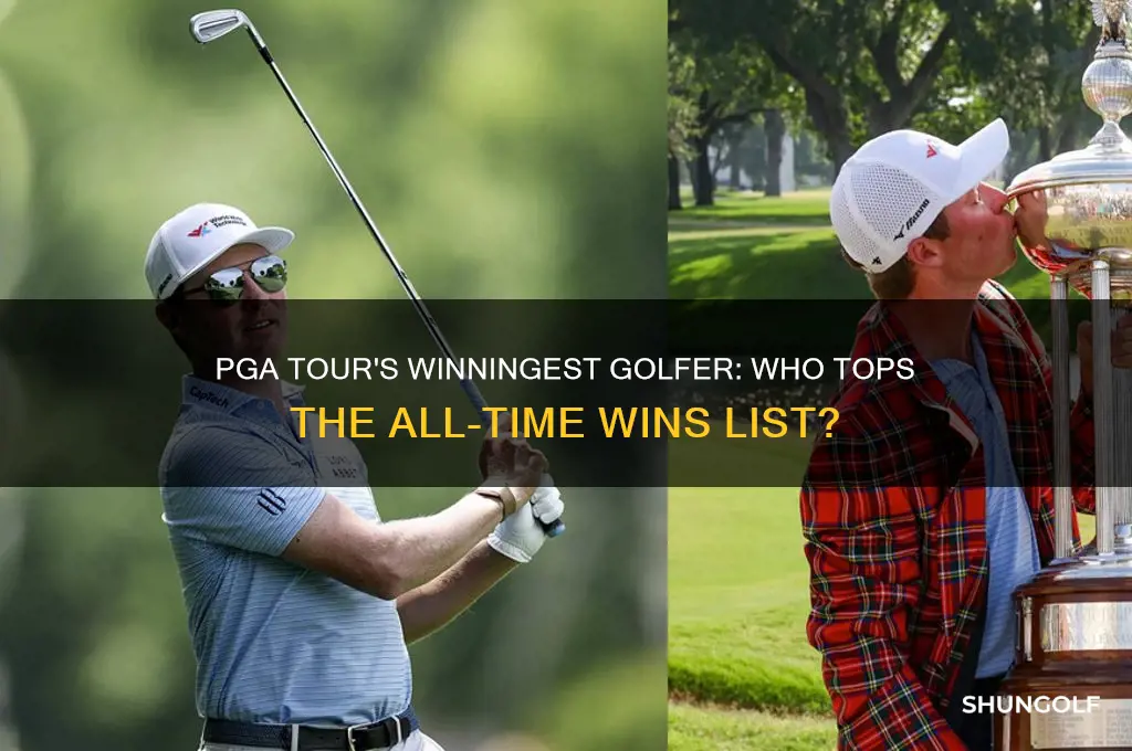 who has the most wins in the pga tour