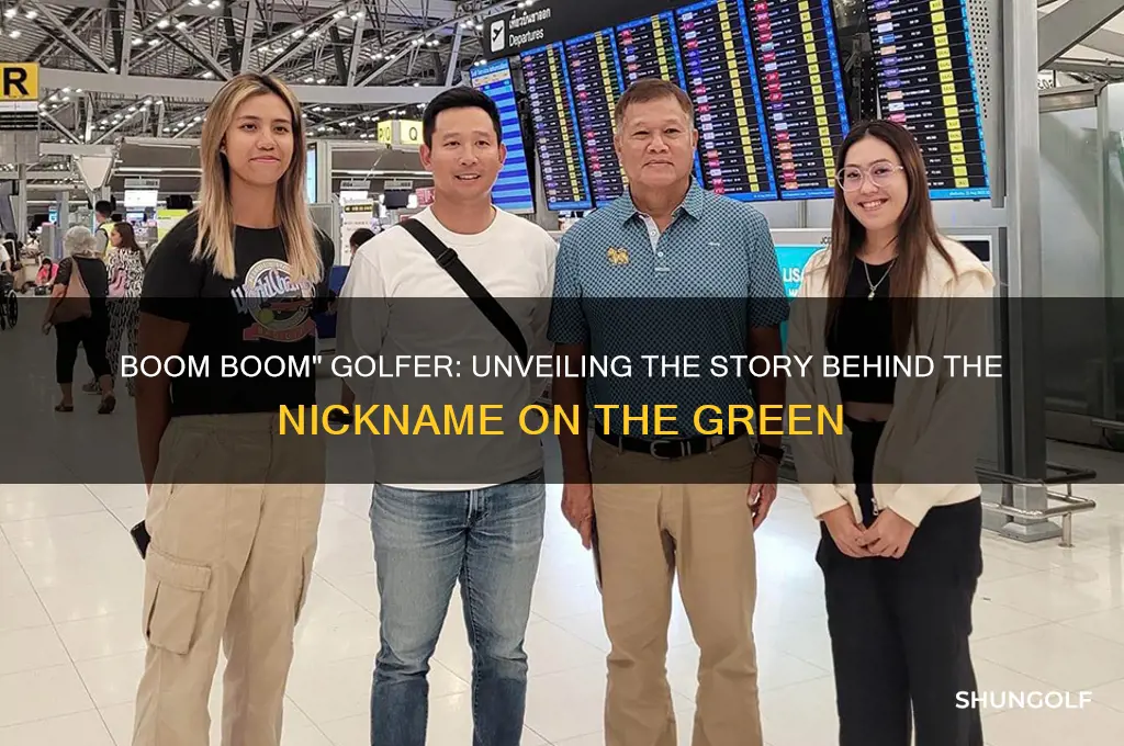 who has the nickname boom boom that golfs