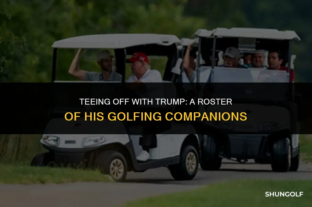 who has trump played golf with scince he became president