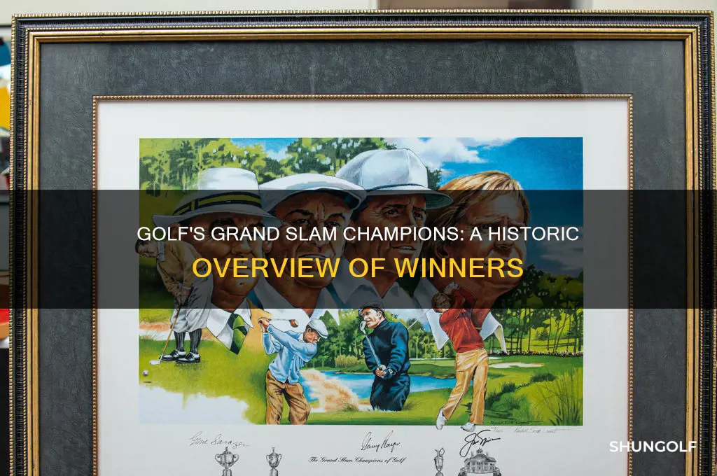 who has won the grand slam in golf