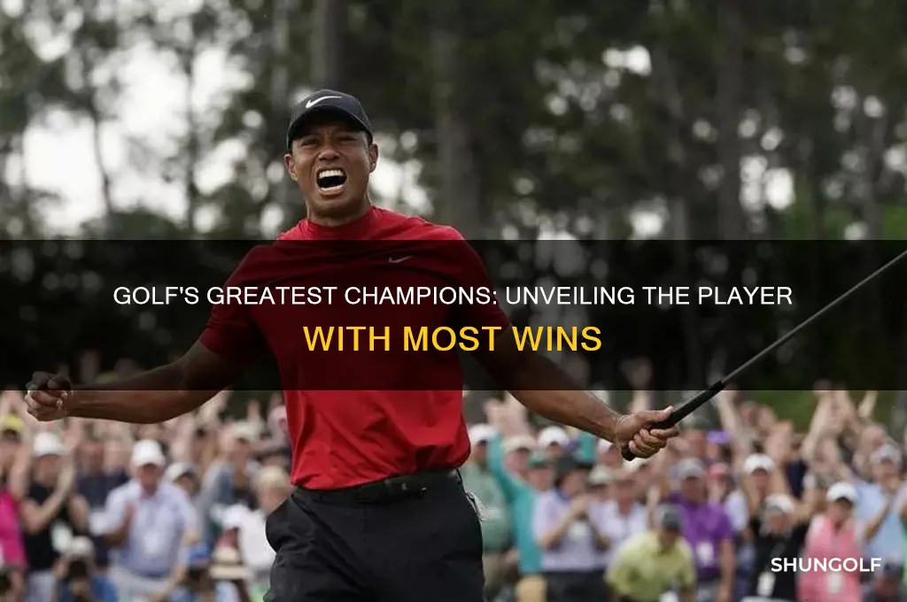 who has won the most in golf