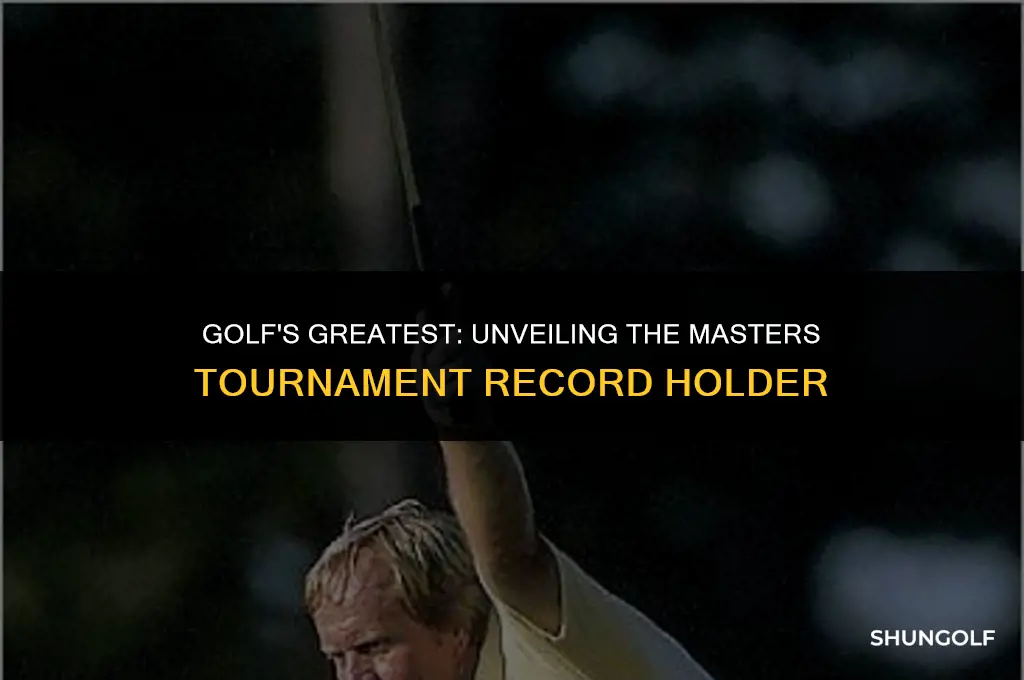 who has won the most masters tournaments in golf