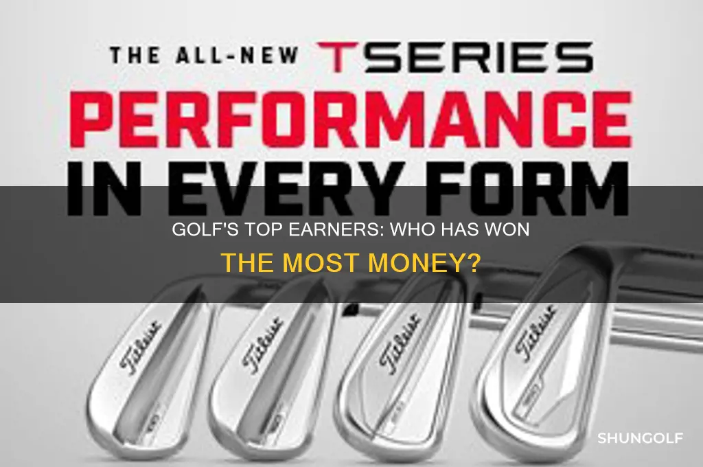 who has won the most money in golf