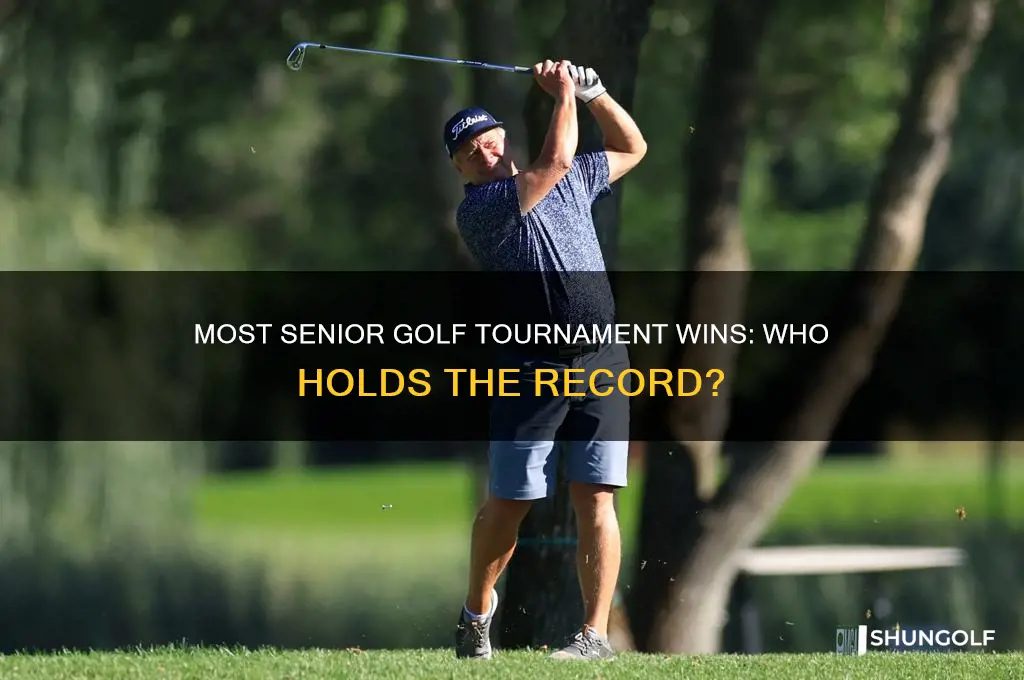 who has won the most senior golf turn its