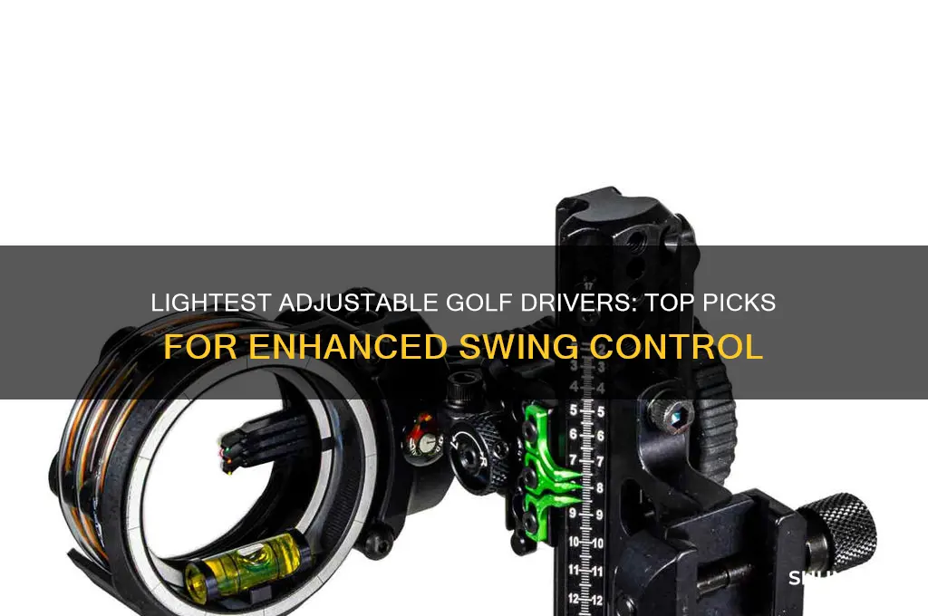 who have the lightest adjustable drivers on the market golf
