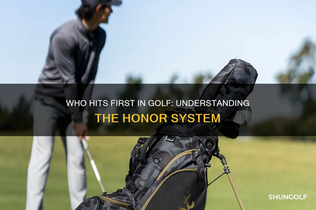 who hits first in golf