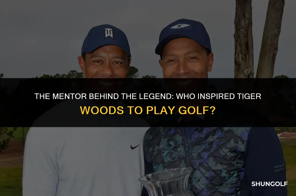who inspired tiger woods to play golf