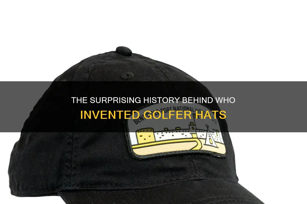 who invented golfer hats