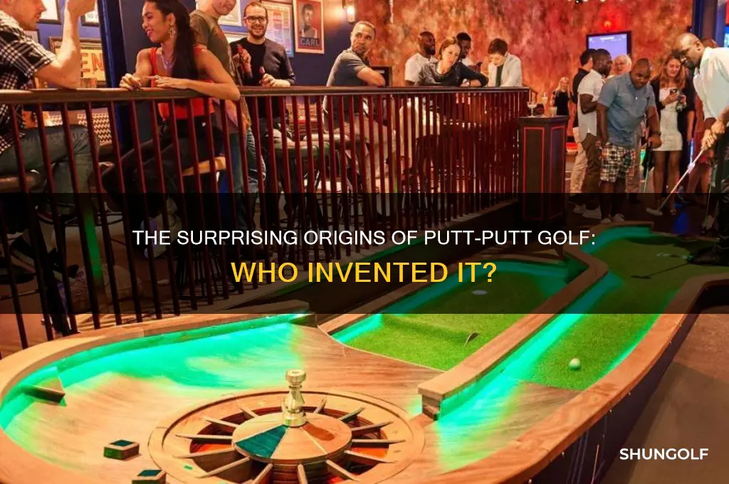 who invented put put golf