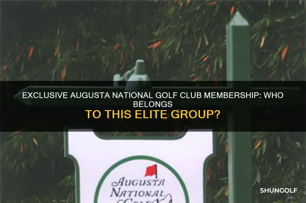 who is a member at augusta national golf club