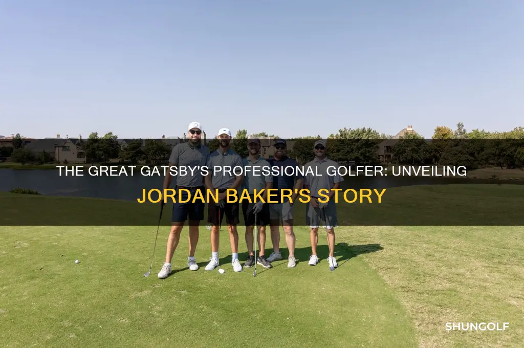who is a professional golfer in the great gatsby
