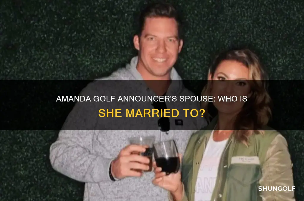 who is amanda golf announcer married to