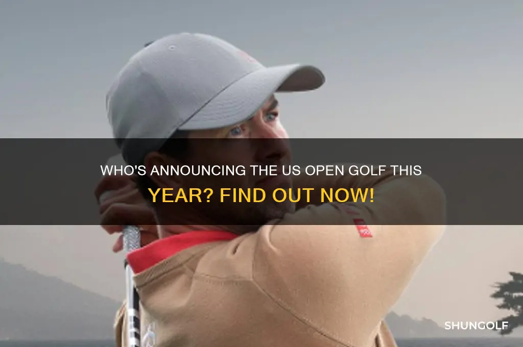 who is announcing the us open golf