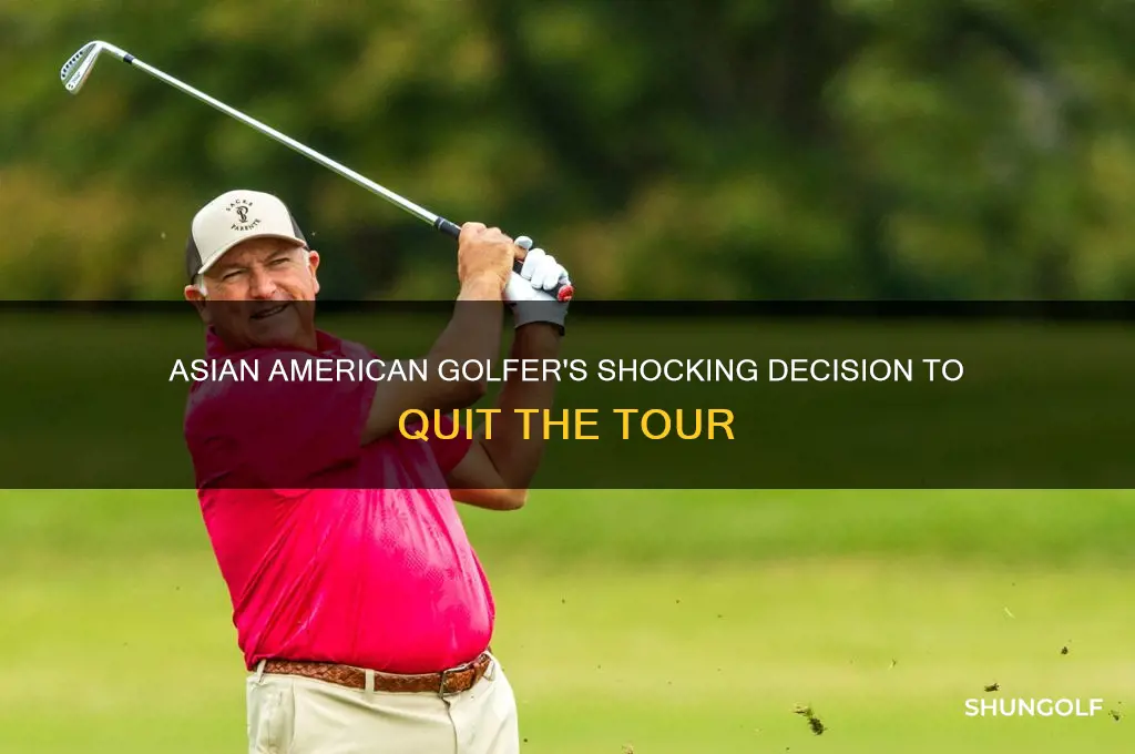 who is asian american golfer who quit the tour