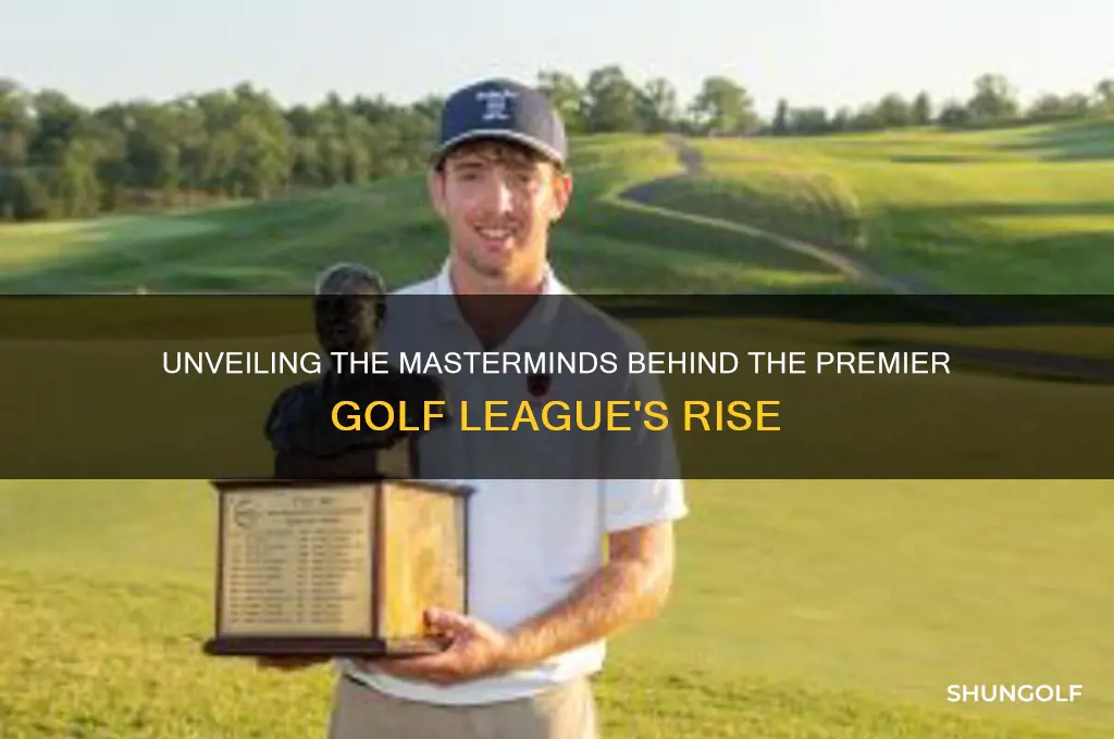 who is behind premier golf league