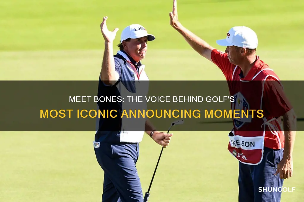 who is bones golf announcer