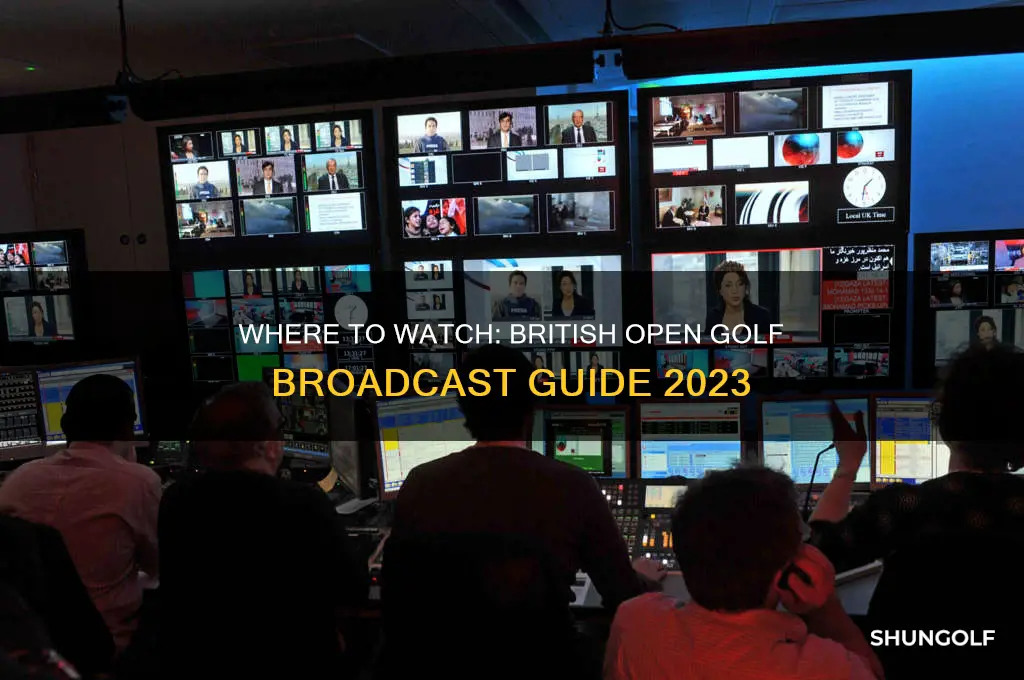 who is broadcasting the british open golf