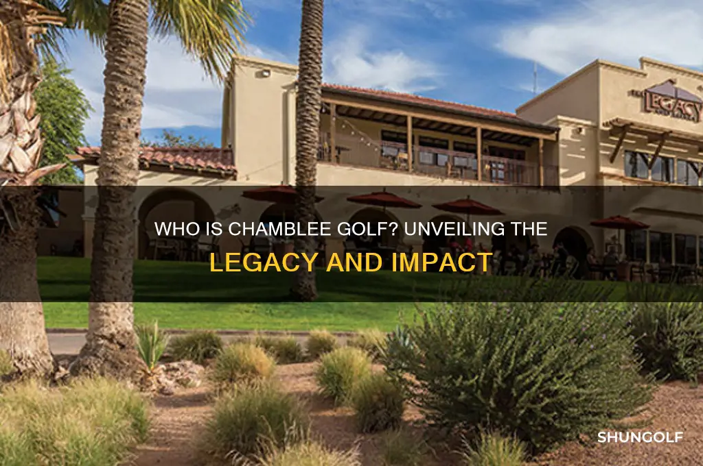 who is chamblee golf
